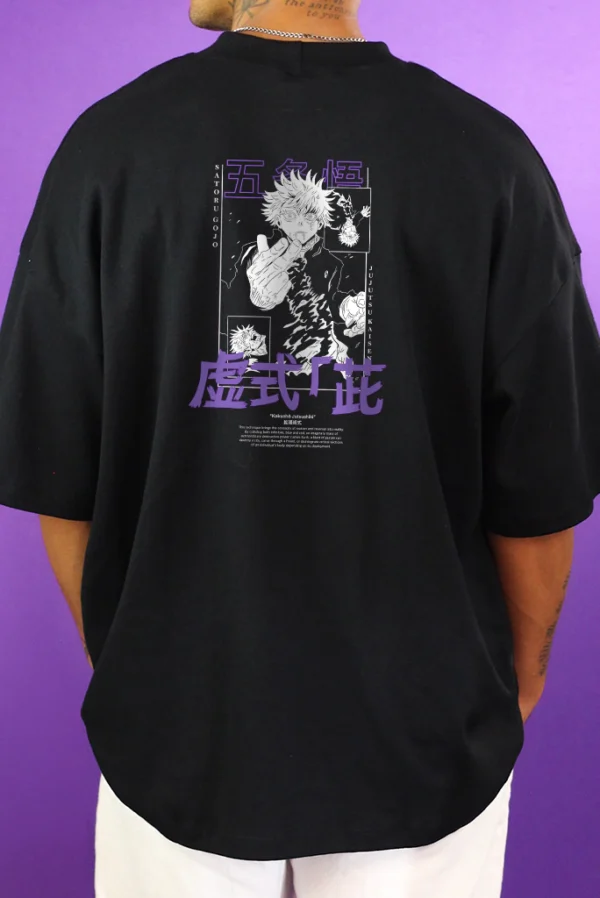 01-cc846cefed512a43e717556982140658-1024-1024 Camiseta Satoru Gojo Purple PRETO - Unissex